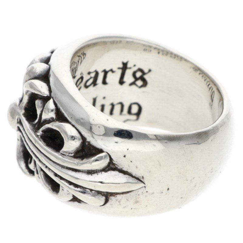 Chrome Hearts Floral Cross Silver Ring Size 7.5