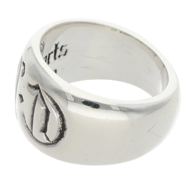 Chrome Hearts SEAL STAMP Sterling Silver Ring Size ONE SIZE