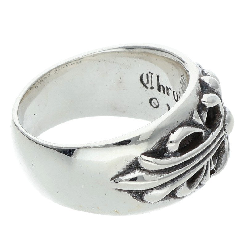 Chrome Hearts FLRL CRS Sterling Silver Ring Size US 10