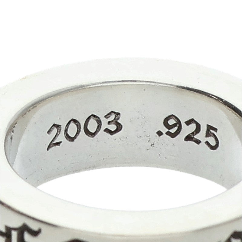 Chrome Hearts 6mm SPACER FOREVER Silver Ring Size ONE SIZE
