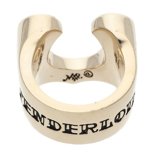 TENDERLOIN 8K Diamond Horseshoe Ring Size ONE SIZE