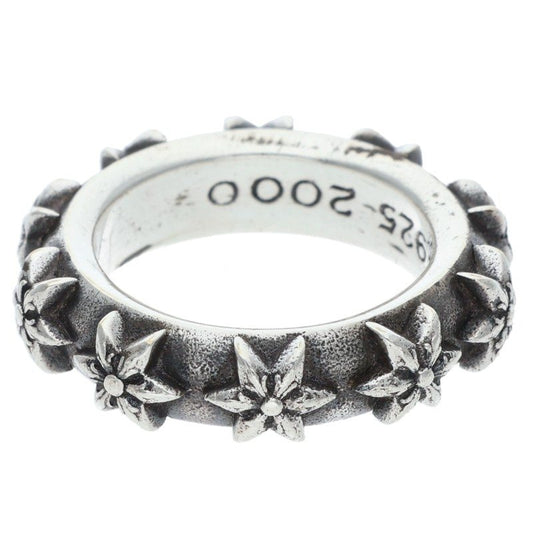 Chrome Hearts STAR BAND Silver Ring Size ONE SIZE