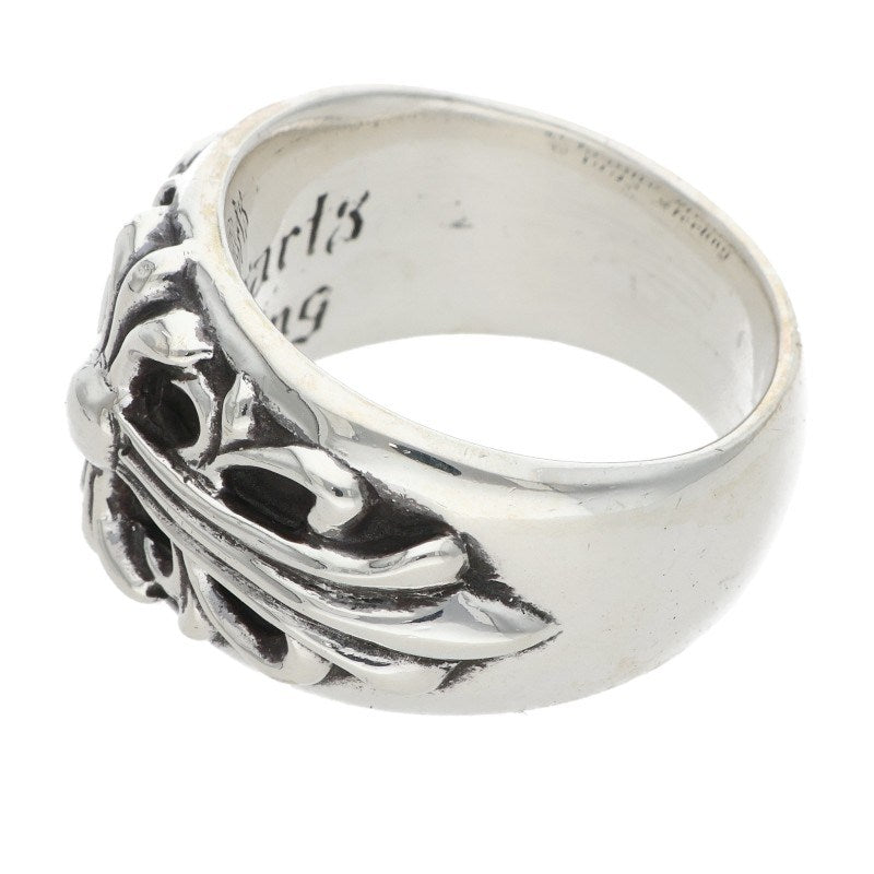 Chrome Hearts FLRL CRS Sterling Silver Ring Size 18.5