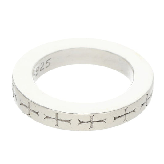 Chrome Hearts 3mm Spacer FUCKYOU Silver Ring Size 4.5