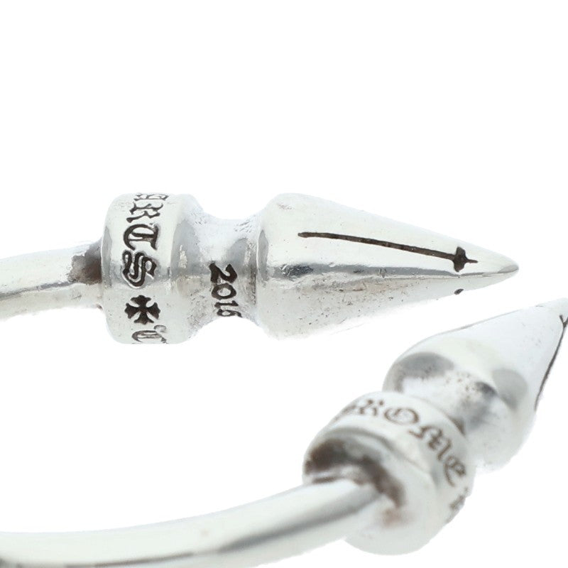 Chrome Hearts Double Spike Ring Silver Ring Size ONE SIZE