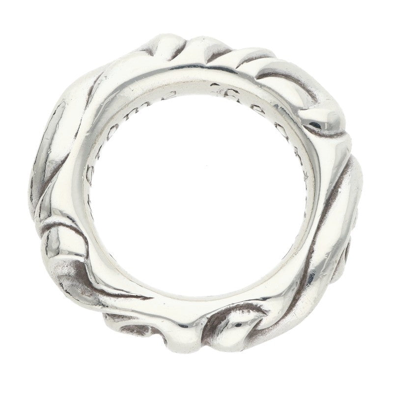 Chrome Hearts SCRL BAND Silver Ring Size ONE SIZE