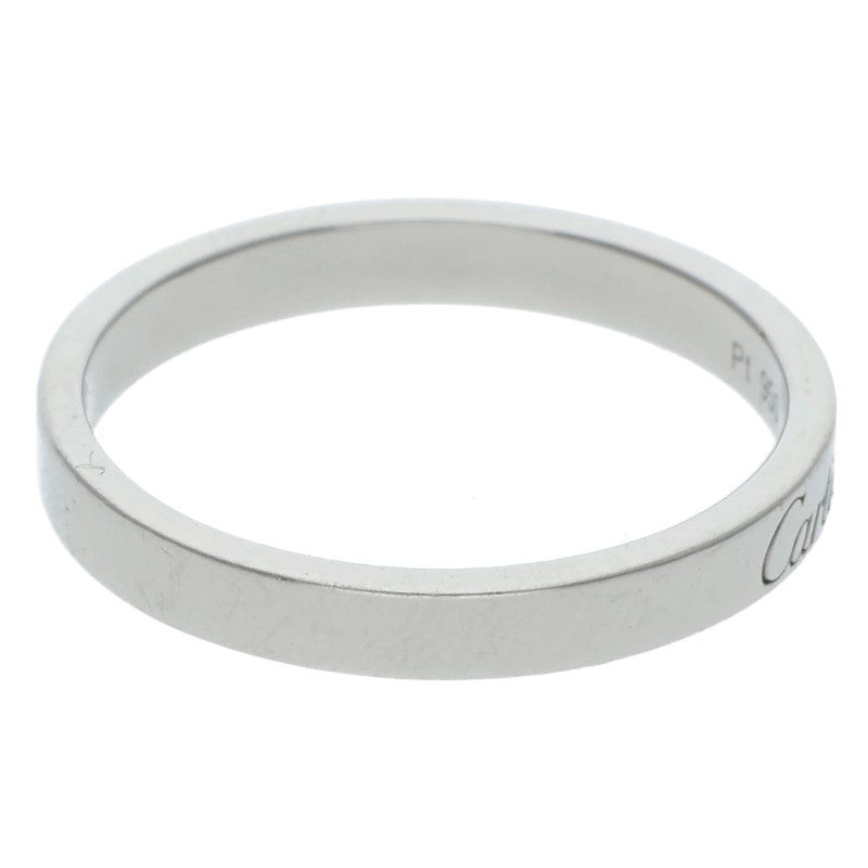 Cartier C de Cartier Platinum Ring Size 61