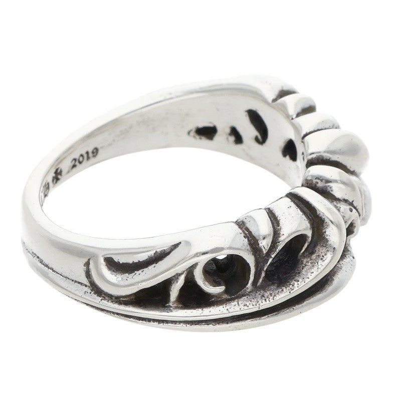 Chrome Hearts HALF K&T Silver Ring Size ONE SIZE