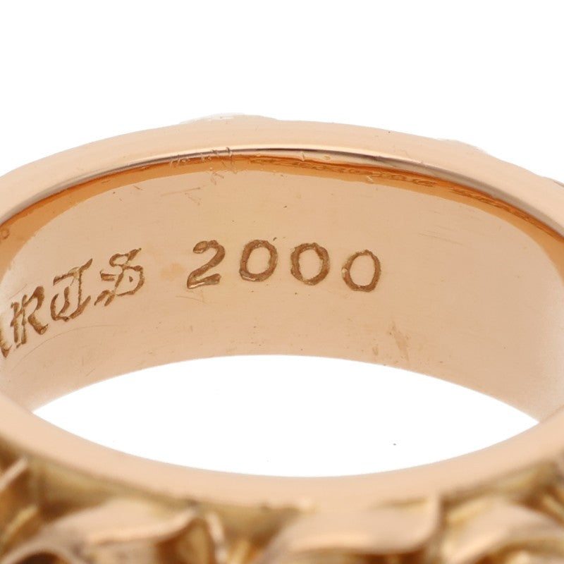 Chrome Hearts 22K Eternity Vine Band Gold Ring Size ONE SIZE