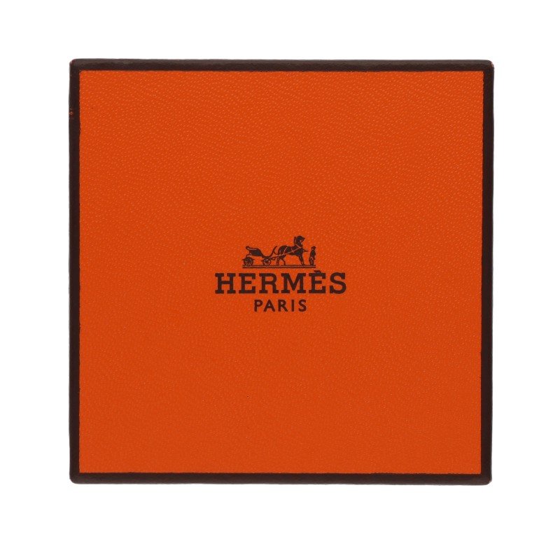 HERMES Chaine d'Ancre Enchainee PM Silver Ring Size 57