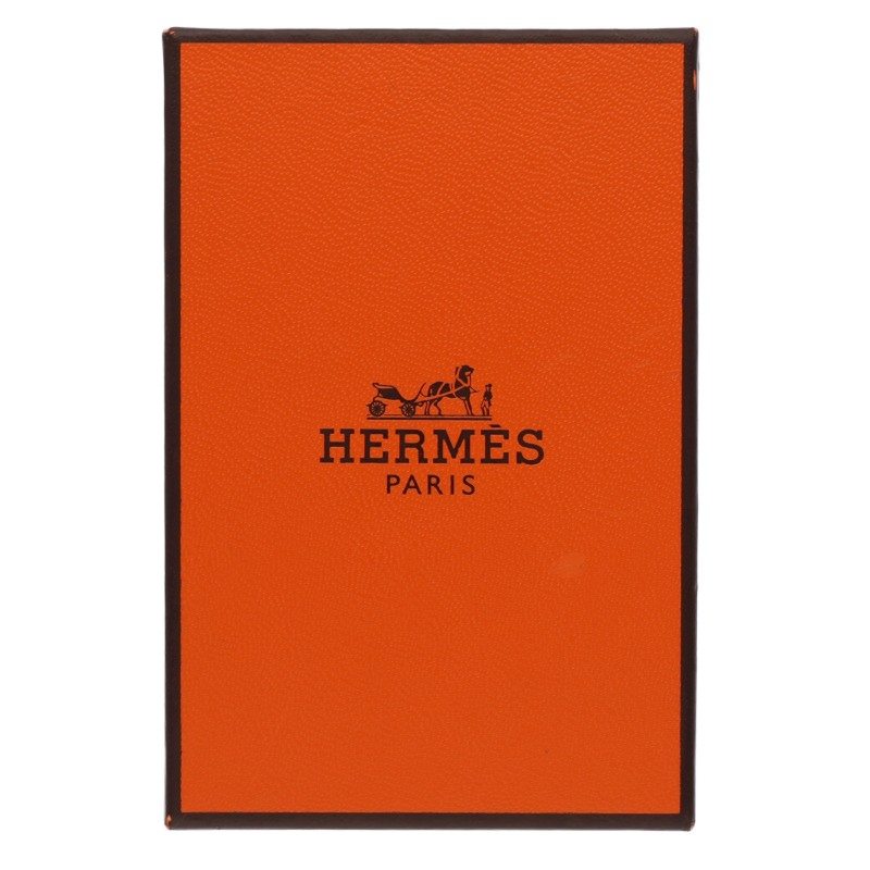 HERMES Chaine d'Ancre Enchainee GM Silver Ring Size 53