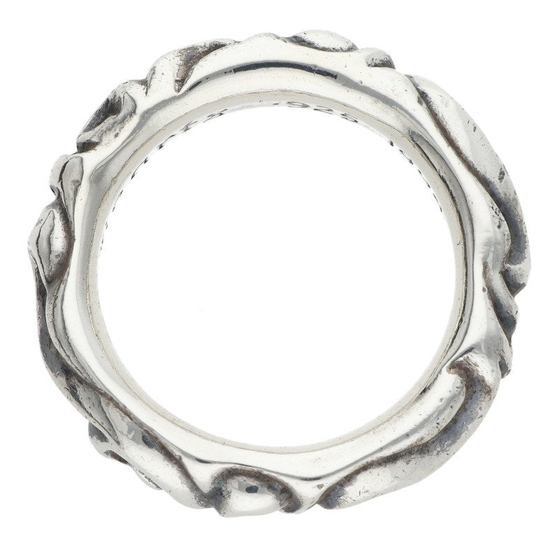 Chrome Hearts SCRL BAND Silver Ring Size ONE SIZE