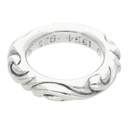 Chrome Hearts SCRL BAND Silver Ring Size ONE SIZE