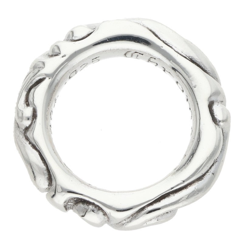 Chrome Hearts SCRL BAND Silver Ring Size ONE SIZE