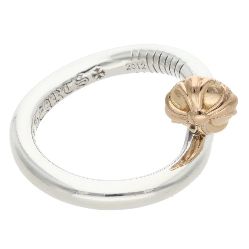 Chrome Hearts NAIL CRSBALL W GLD Ring Size ONE SIZE
