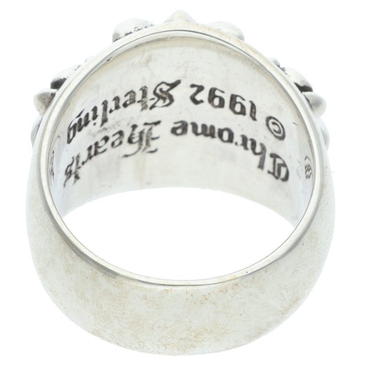 Chrome Hearts Keeper Sterling Silver Ring Size ONE SIZE