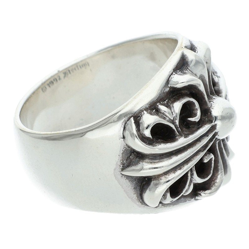 Chrome Hearts Keeper Sterling Silver Ring Size 22.5