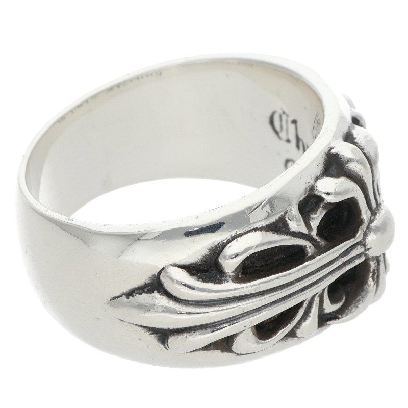 Chrome Hearts FLRL CRS Sterling Silver Ring Size US 8