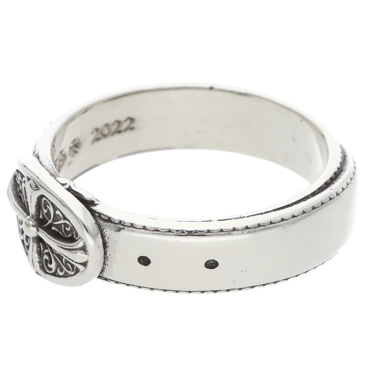 Chrome Hearts BELTED OVAL SML Silver Ring Size 21.5