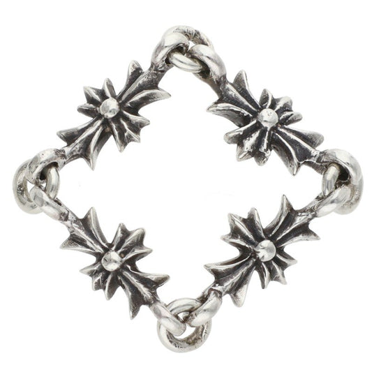 Chrome Hearts TNY E CH PLS Silver Ring Size 12.5