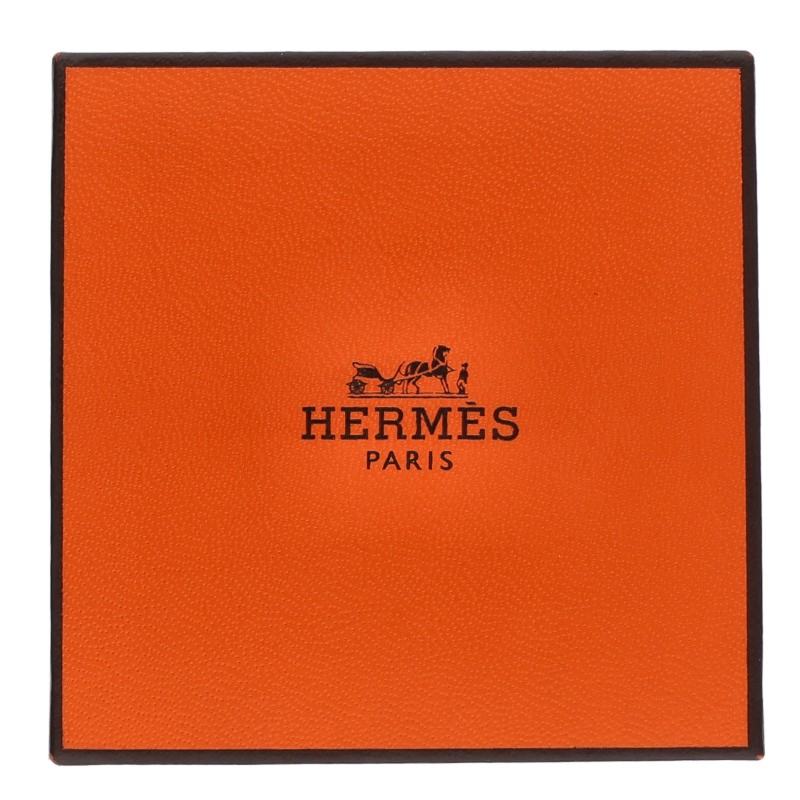 HERMES Chaine d'Ancre Enchainee GM Silver Ring Size 51