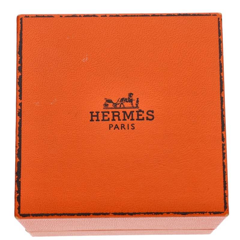 HERMES Chaine d'Ancre Enchainee PM Silver Ring Size US 7