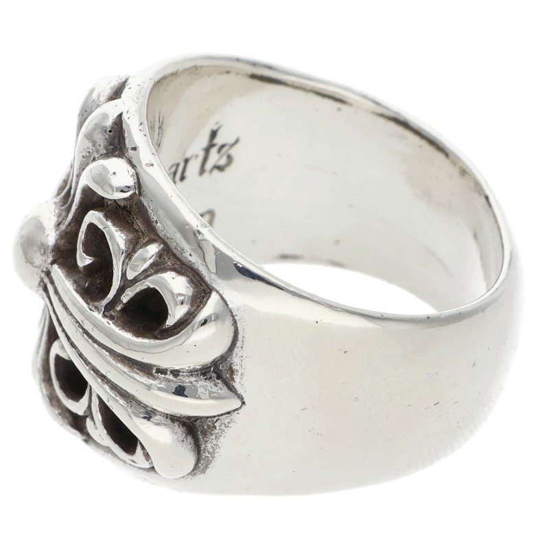 Chrome Hearts Keeper Sterling Silver Ring Size US 8.5