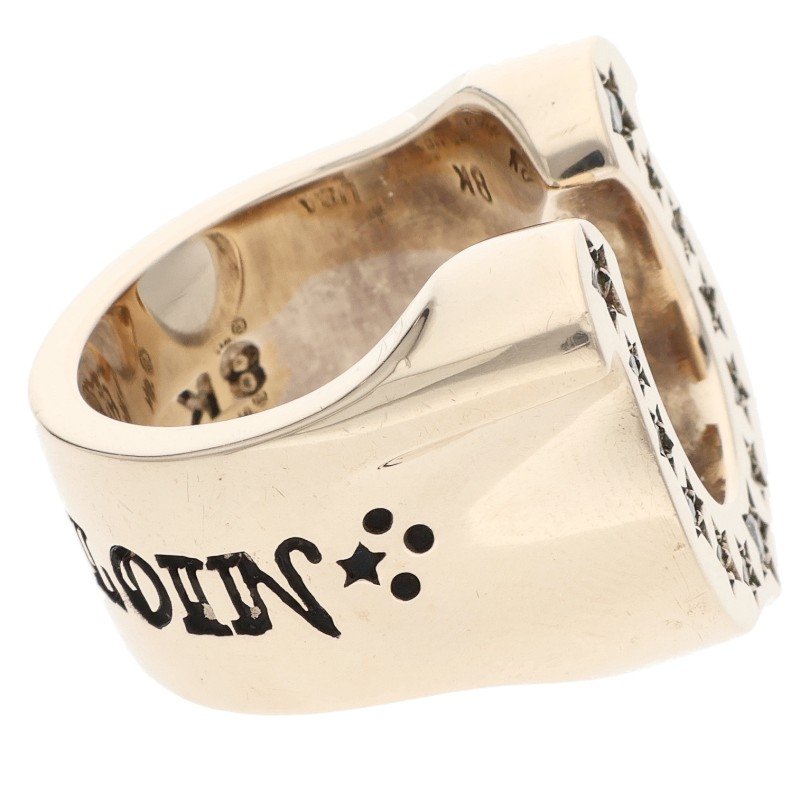 TENDERLOIN 8K Diamond Horseshoe Ring Size ONE SIZE