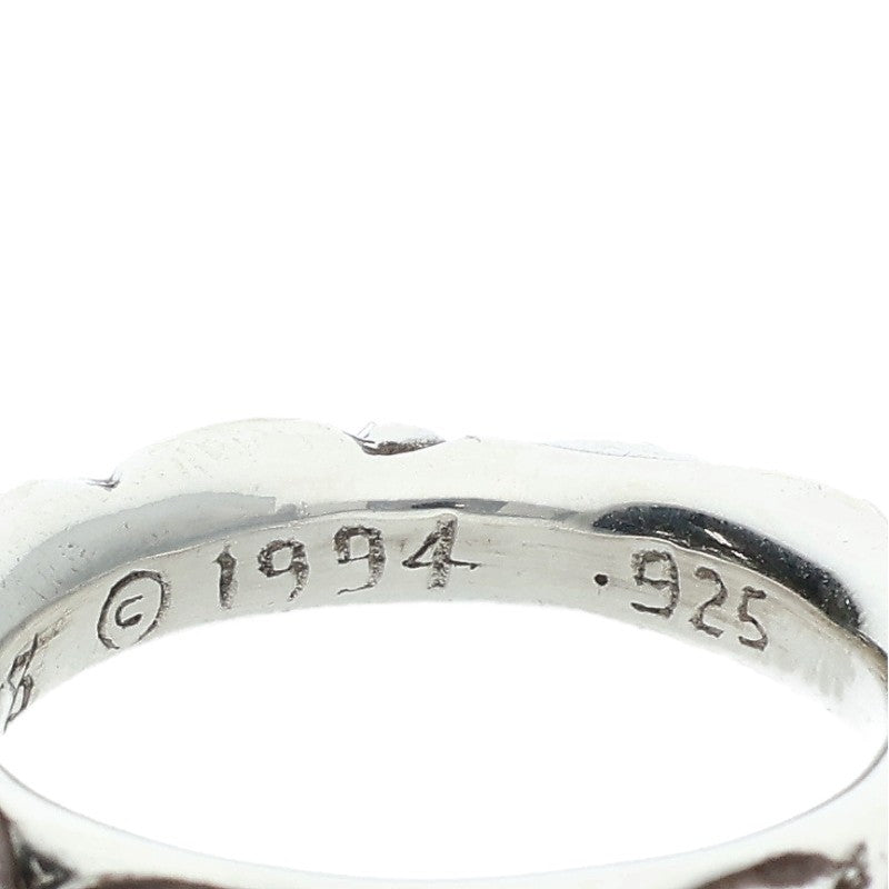 Chrome Hearts SCRL BAND 925 Silver Ring Size US 7