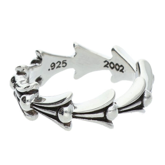 Chrome Hearts CROSS TAIL Silver Ring Size ONE SIZE