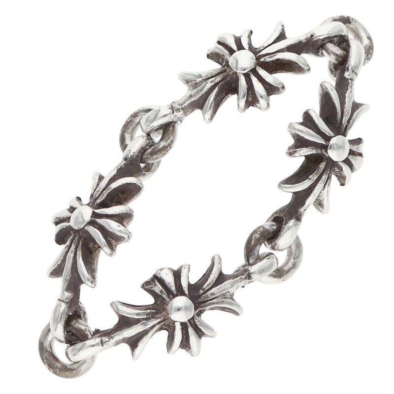 Chrome Hearts Tiny ECH Plus Silver Ring Size US 6.5