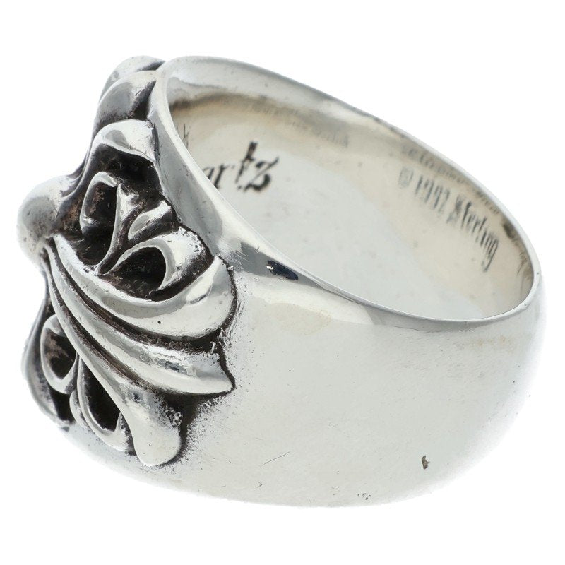 Chrome Hearts Keeper Sterling Silver Ring Size US 9