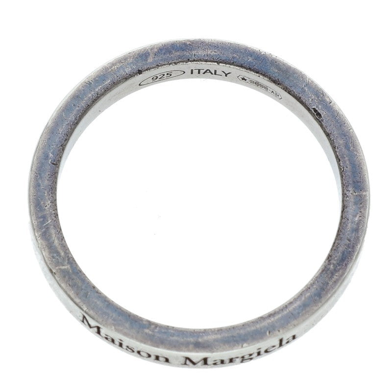 Maison Margiela Engraved Logo Silver Ring Size ONE SIZE