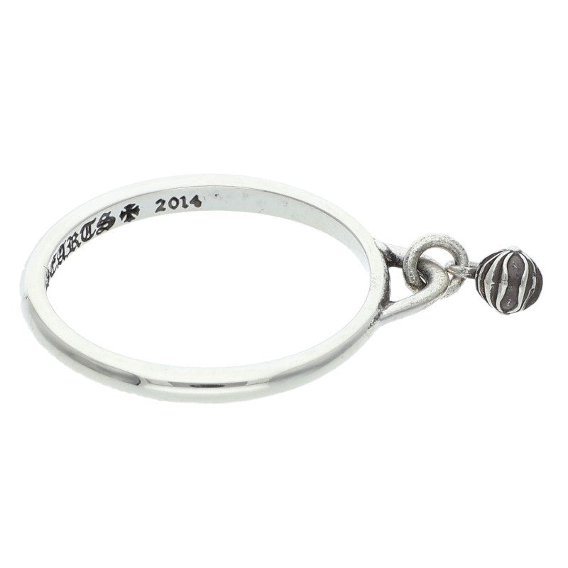 Chrome Hearts Stack Drop Bead Silver Ring Size US 6