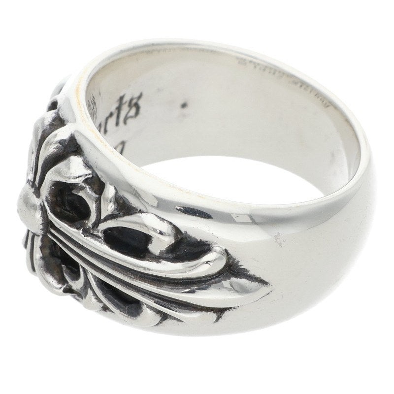 Chrome Hearts FLRL CRS Sterling Silver Ring Size ONE SIZE