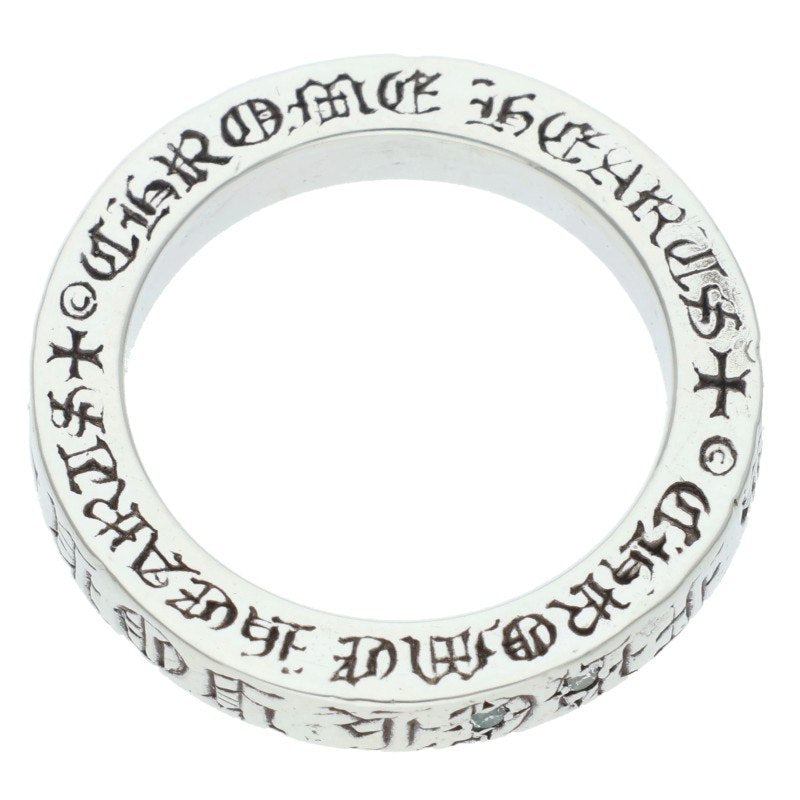 Chrome Hearts 3mm Spacer FUCKYOU Silver Ring Size US 5