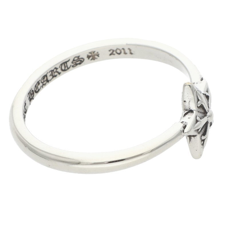 Chrome Hearts BUBBLGM STAR Silver Ring Size 8.5