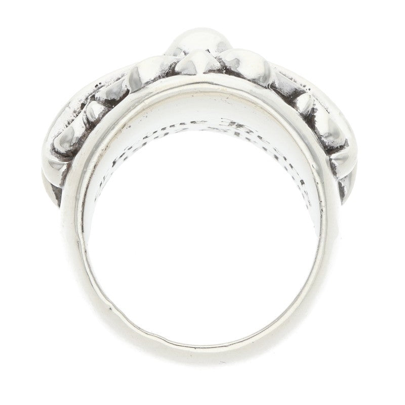 Chrome Hearts Keeper Sterling Silver Ring Size 8.5