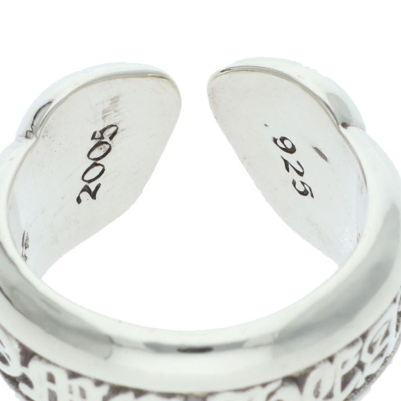 Chrome Hearts SM SCROLL LABEL Silver ONE SIZE Ring Size ONE SIZE