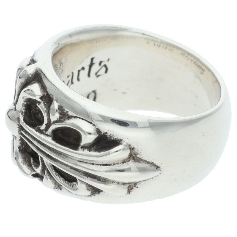 Chrome Hearts FLRL CRS Sterling Silver Ring Size 11.5