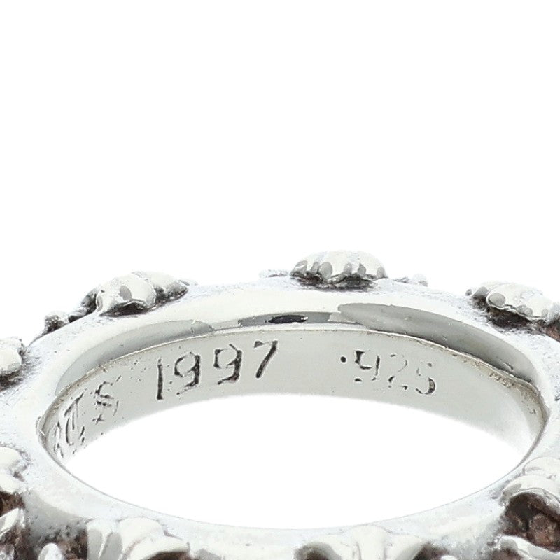 Chrome Hearts Cross Band Silver Ring Size ONE SIZE
