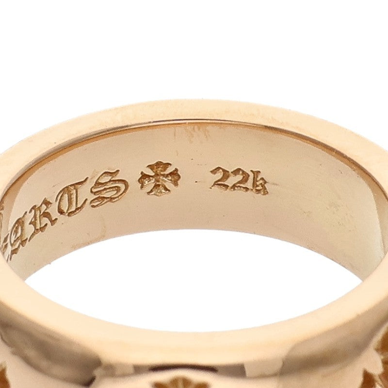 Chrome Hearts Negative CH Plus 22K ONE SIZE Ring Size JP 8