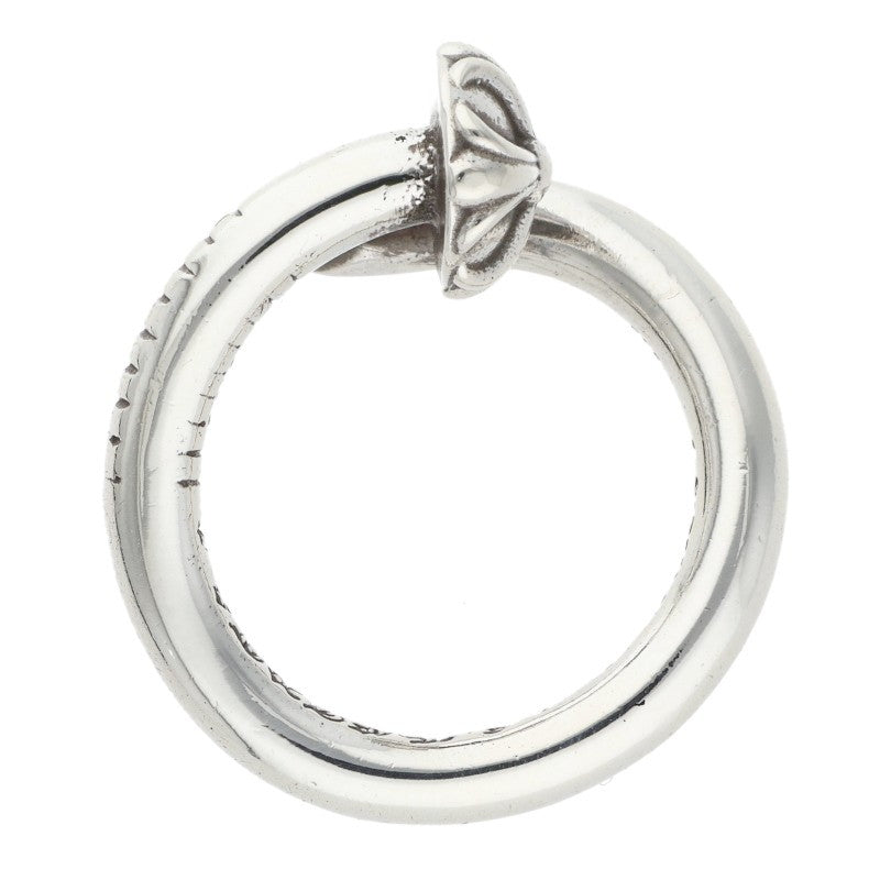 Chrome Hearts NAIL CRSBALL Silver Ring Size JP 10