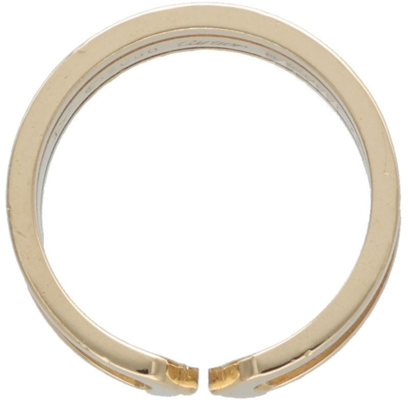 Cartier 2C Ring 18K Yellow Gold Size 59