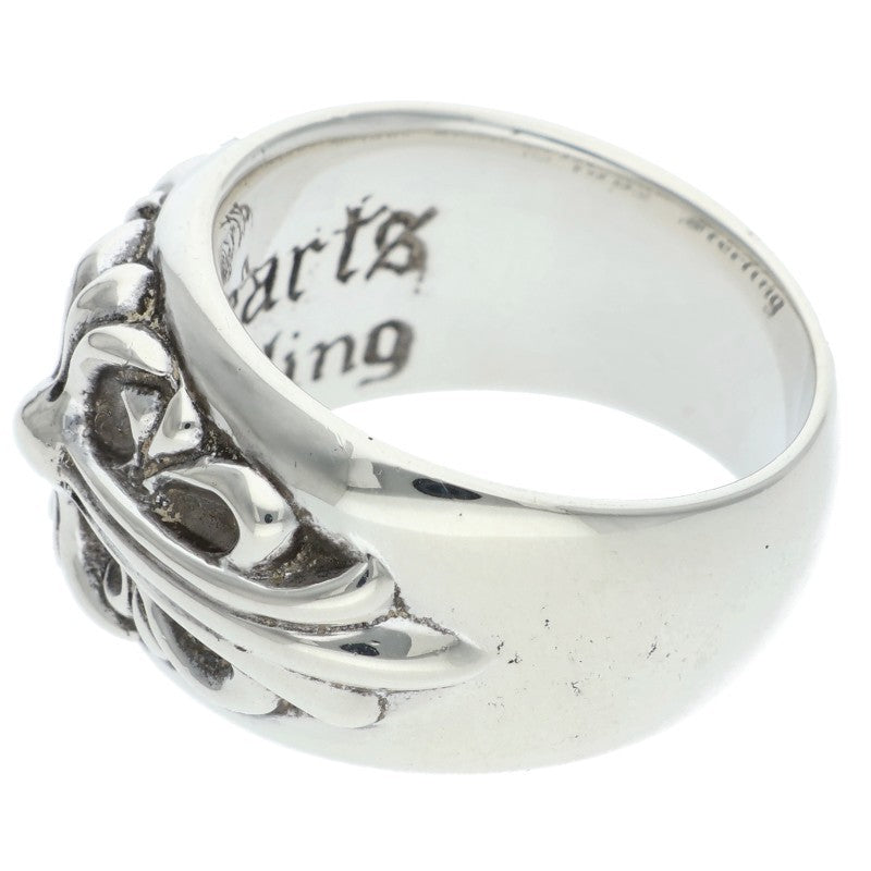 Chrome Hearts FLRL CRS Sterling Silver Ring Size 13.5