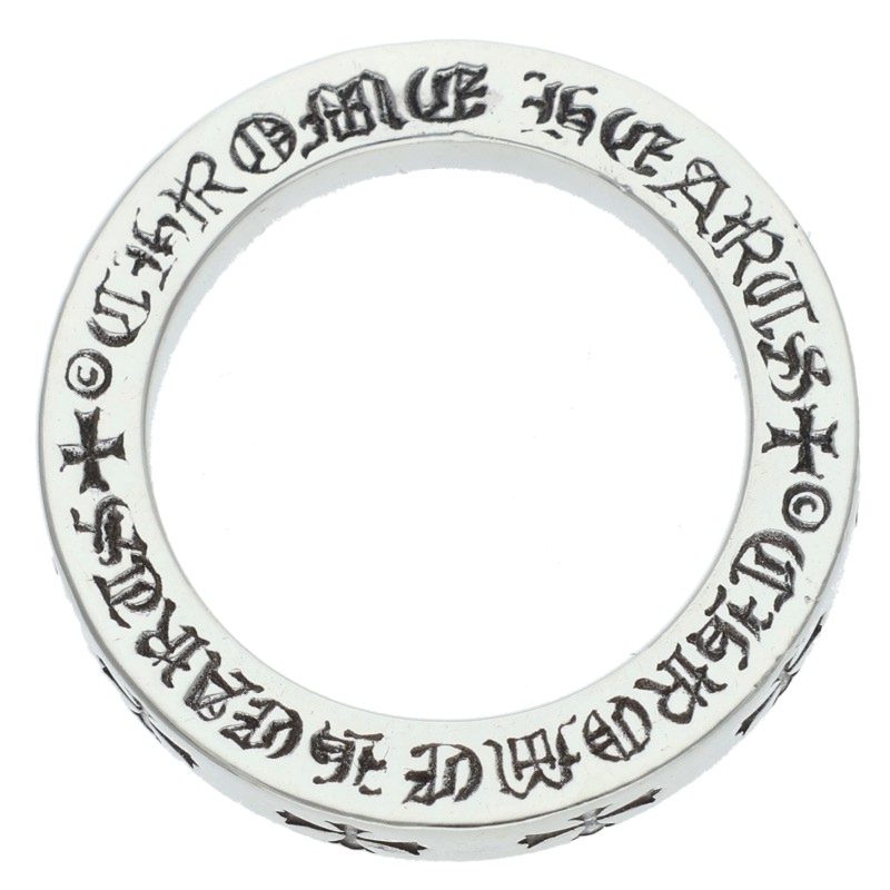Chrome Hearts LA Exclusive 3mm Silver Ring Size ONE SIZE