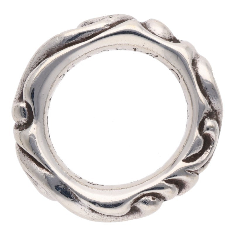 Chrome Hearts SCRL BAND Silver Ring Size ONE SIZE