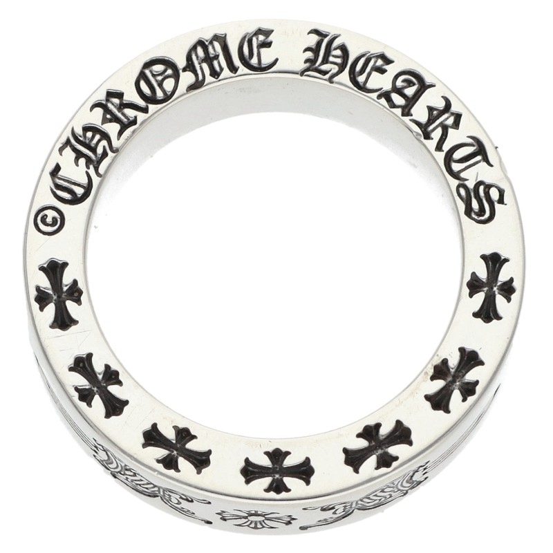 Chrome Hearts 6mm Spacer Dagger Silver Ring Size JP 9
