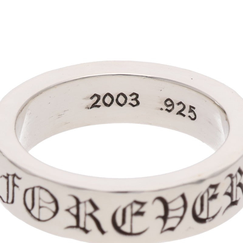 Chrome Hearts 925 6mm Spacer Silver Ring Size ONE SIZE