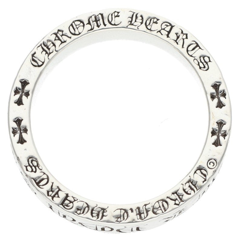 Chrome Hearts 6mm Spacer F*** You Silver Ring Size 23.5